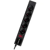 Tracer PowerGear 1.5 m Black 5 sockets