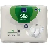 Abena Incontinentie Slip Premium L1 - Eendelig Verband ter Bescherming van Zwaar Urineverlies en (Dunne) Ontlasting - Perfecte Aansluiting door Flexibele Sluitstrips - 26 Stuks