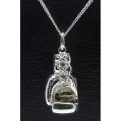 MOOYE ® - Collectie Zilveren Bokshandschoen XL ketting hanger