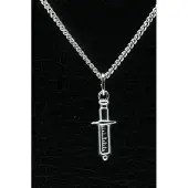 MOOYE ® - Collectie Zilveren Injectiespuit ketting hanger