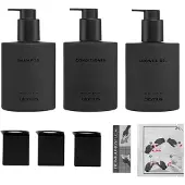 Blomus Kirei glasflessen inkl. wandhouder 3-pack Smoke, gelijmd
