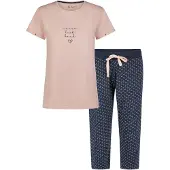 Louise Pyjama 'Essential Capri' pink