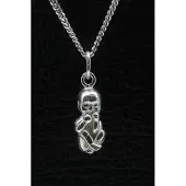 MOOYE ® - Collectie Zilveren Baby ketting hanger