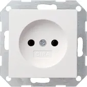 Gira Wandcontactdoos 448003 - enkel 2-polig schroef inbouw - wit