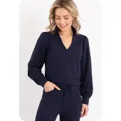 Je m'appelle Top Nadine Travel | Donkerblauw Donkerblauw Maat M