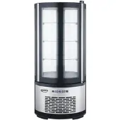 CombiSteel Koelvitrine Combisteel, 3 roosters, roterend, 100L, 48(b)x103(h)x48(d), 230V/180W