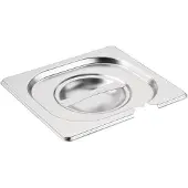 Vogue RVS deksels GN met lepeluitsparing | GN 1/6