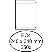 Quantore - Envelop akte EC4 240x340mm wit 250 stuks