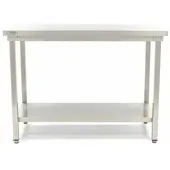 Maxima Roestvrijstalen Werktafel 'Deluxe' 1600 x 700 mm