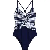 Bonprix Badpak met cut-out en volants maat 36