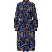 Vila Vidogma ria ls mid calf shirt dres dessin