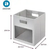 IDesign Opbergmand met kijkvenster 14 x 29 cm - Evie