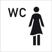 Ivana Pictogram WC Vrouw