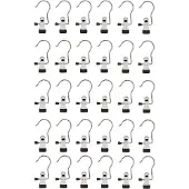 INF Hanger met clip RVS 30-pack