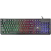 Baracuda gaming membrane Keyboard STARFISH, US Layout, Black (BGK-02114) (NL), Toetsenbord, Zwart