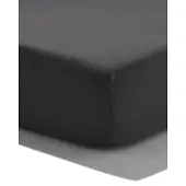HEMA Topper Hoeslaken Zacht Katoen 180x200 Donkergrijs (donkergrijs)