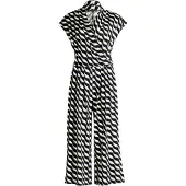 Betty Barclay Jumpsuit donkerblauw / groen / natuurwit