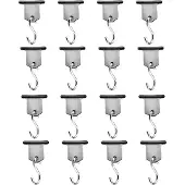 INF Tenthaken voor campers, verpakking van 16 stuks Silver