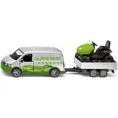 Siku VW T6 met zitmaaier