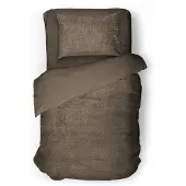 Eleganzzz Dekbedovertrek Teddy Pluche - brown 140x200/220cm