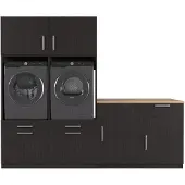 Wasophoogte Wasmachine kast chicago – Ébène