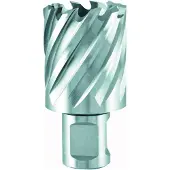 RUKO kernboor Ø 25 mm, HSS, zaagdiepte 30 mm, lasstift 19 mm, totale lengte 63 mm, 6 tanden