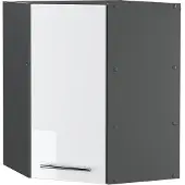 Vicco Fame-Line Hoek hangkast – 57 cm Wit Hoogglans