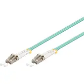 Pro LC/UPC Duplex optical fiber kabel | OM3 | LSZH | turquoise | 7 meter