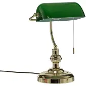 LINDBY Tafellampe , Milenka, Goud / Messing, Woonkamer, Metaal, Antiek
