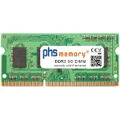 PHS-memory PHS-geheugen: 2GB RAM-geheugen voor QNAP TS-269 Pro, DDR3 SO DIMM, 1333MHz, PC3-10600S (SP129298)