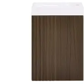 SoBuy Onderkast met wastafel, hangend badkamermeubel 40x22x56 cm
