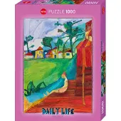 Heye Puzzle By the River - 1000 stukjes legpuzzel - Afmeting 50 x 70 cm - Meerkleurig
