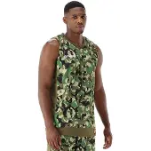 Spalding Reversible Sleeveless T-shirt Groen S Man