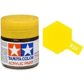 Tamiya Hobbyverf Acrylverf - X-24 Yellow Clear - Gloss - Acryl - Verf potje - 10 ml