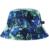 Reima Hoed 'Viehe' blauw / navy / lichtgroen / wit