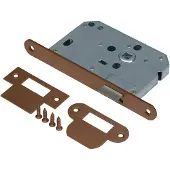 Intergriff Loopslot met voorplaat brons geborsteld PVD gecoat