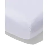 HEMA Splittopper hoeslaken 160x200cm zacht katoen wit (wit)