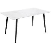 Riess Eettafel MILANO 140cm keramiek wit