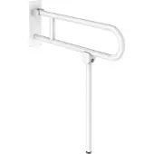 Delabie Opklapbare Basic Greep Met Voet Ø32 L.760 Wit Epoxy