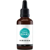 Viridian Liquid Vitamin D3 & K2 Druppels