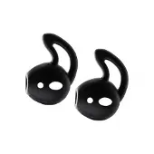 XCCESS Earbuds Siliconen Hoesje Geschikt voor Apple AirPods 2 - Zwart
