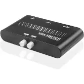 Dolphix VGA schakelaar 2 naar 1 / zwart