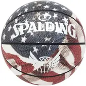Spalding Trend Sterren Strepen Rubber Basketbal