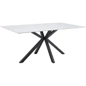 Riess Eettafel GALAXIE 180cm met sterrenframe keramiek wit