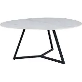 Invicta Salontafel MARVELOUS 90cm keramiek wit