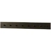 Lt-luce Kapstok Tubo hoog Mat Donkergrijs Roede & Hoedenplank 2x10 Haken 100cm