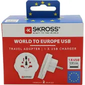 Skross World To Europe + Usb Adapter