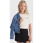 ONLY GIRLS Shirt zilver / wit