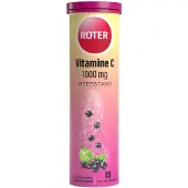 Roter 2+2 gratis: Vitamine C 1000 mg Appel- Zwarte Bes 15 bruistabletten