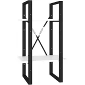 vidaXL Boekenkast met 2 schappen 40x30x70 cm bewerkt hout wit